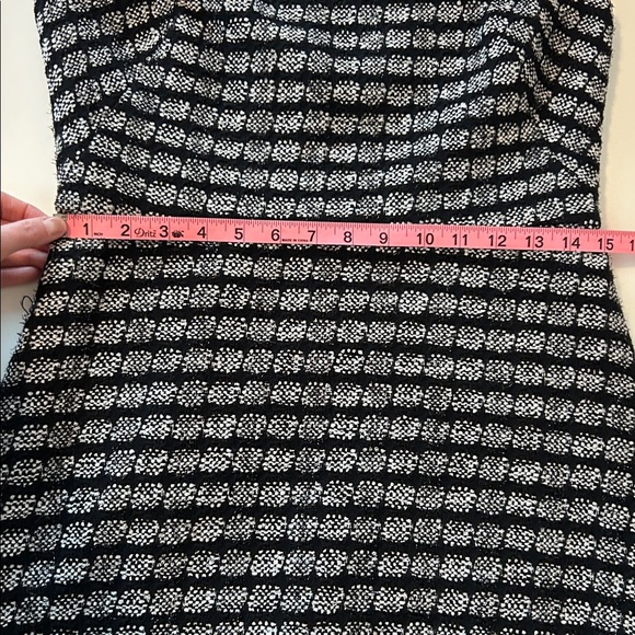 Milly Elegant Black Tweed Mini Dress 8 - Picture 7 of 10